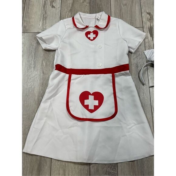 Party City Kids Nurse Doctor Costume Career Day, Wax Museum, Theater, Cosplay Ha - Picture 2 of 12